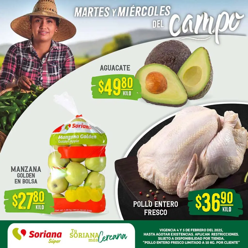 soriana super frutas verduras 040225