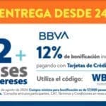 Promoción Walmart: 12% de bonificacion + hasta 12 MSI con BBVA