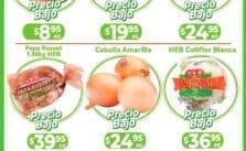 Folleto HEB Precios bajos en frutas y verduras del 23 al 29 de julio 2024 1 Ofertas HEB Precios bajos en frutas y verduras del 23 al 29 de julio 2024