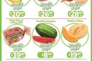 Frutas y Verduras HEB del 16 al 22 de julio 2024