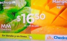 Ofertas Chedraui Martimiércoles de frutas y verduras 23 y 24 de julio 2024