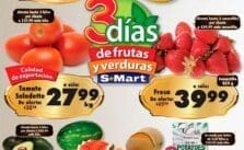 Ofertas S-Mart Frutas y Verdura del 16 al 18 de julio 2024