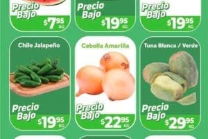 Folleto HEB Precios bajos en frutas y verduras del 6 al 12 de agosto 2024