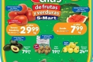 Folleto S-Mart frutas y verduras del 13 al 15 de agosto de 2024