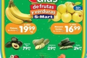 Folleto S-Mart frutas y verduras del 27 al 29 de agosto 2024