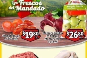 Folleto Soriana Mercado frutas y verduras 27 y 28 de agosto 2024