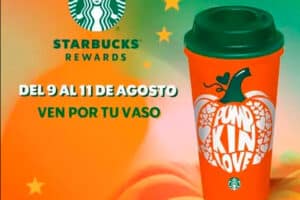 Starbucks: Vaso Reusable Edición Limitada Pumpkin Spice Latte por $30