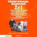 Temporada Naranja 2024: 2×1 en calcetería y en ropa interior