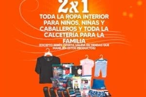 Temporada Naranja 2024: 2×1 en calcetería y en ropa interior