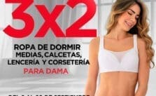 Ofertas Sears: 3×2 en ropa de dormir, medias, calcetas, lencería y corsetería para Dama