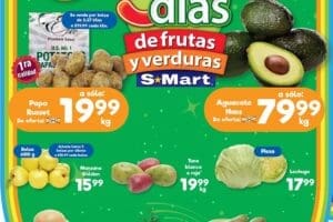 Folleto S-Mart frutas y verduras del 10 al 12 de septiembre 2024