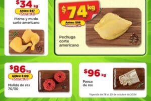 Folleto Bodega Aurrerá Tianguis de frutas y verduras al 24 de octubre 2024