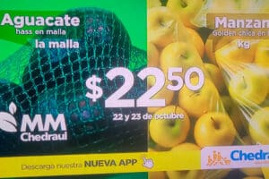 Ofertas Chedraui Martimiércoles de frutas y verduras 22 y 23 de octubre 2024