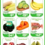 Folleto HEB precios bajos en frutas y verduras del 29 de octubre al 4 de noviembre 2024