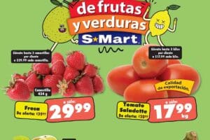 Folleto S-Mart frutas y verduras del 1 al 3 de octubre 2024