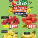 Ofertas S-Mart frutas y verduras del 8 al 10 de octubre 2024