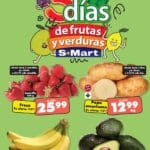 Ofertas S-Mart frutas y verduras del 22 al 23 de octubre 2024