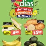 Ofertas S-Mart frutas y verduras del 29 al 31 de octubre 2024