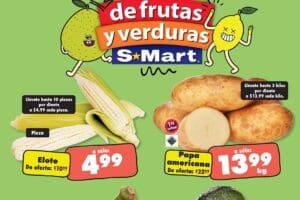 Folleto S-Mart frutas y verduras del 29 al 31 de octubre 2024