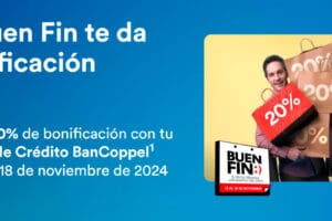 BanCoppel Buen Fin 2024: 20% de bonificación al acumular compras por $5,000