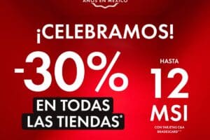 Buen Fin 2024 en C&A: 30% de descuento + 12 msi en todo la tienda