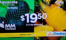 Ofertas Martimiércoles Chedraui frutas y verduras 3 y 4 de diciembre 2024