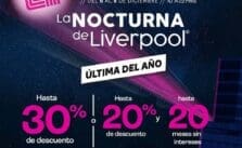 Venta Nocturna Liverpool Navidad 2024: Fechas y promociones