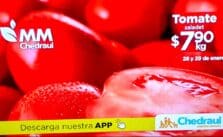 Martimiércoles Chedraui frutas y verduras 28 y 29 de enero 2025