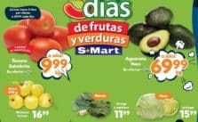Ofertas S-Mart frutas y verduras del 21 al 23 de enero 2025