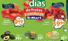 Ofertas S-Mart frutas y verduras del 28 al 30 de enero 2025