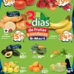 Ofertas S-Mart frutas y verduras del 25 al 27 de febrero 2025