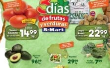 Folleto S-Mart frutas y verduras del 8 al 10 de abril 2025