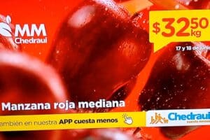Martimiércoles Chedraui frutas y verduras 17 y 18 de junio 2025