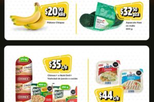 Bodega Aurrera Tianguis de frutas y verduras al 13 de noviembre 2025