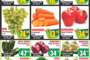 Folleto Casa Ley frutas y verduras 16 y 17 de diciembre 2025