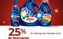 Chedraui: Detergente Líquido Ariel Colores y Mezclilla 80 lavadas (5L) a $149