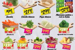 Folleto Soriana Mercado frutas y verduras del 5 al 7 de mayo 2026